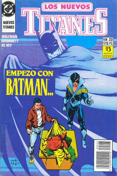 Cover for Nuevos Titanes (Zinco, 1989 series) #23