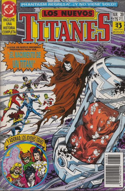 Cover for Nuevos Titanes (Zinco, 1989 series) #39