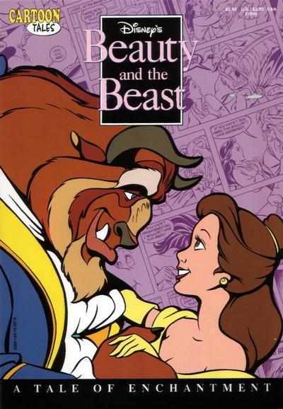 Cover for Disney's Cartoon Tales: Beauty and the Beast (Disney, 1992 series) 