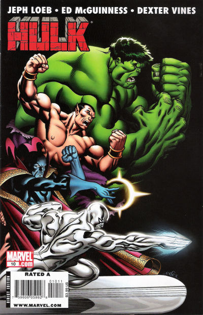 Cover for Hulk (Marvel, 2008 series) #10 [Heroes/Left Cover]