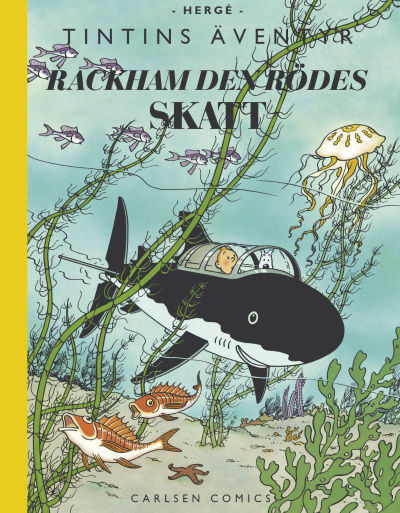 Cover for Tintins äventyr: Rackham den rödes skatt (Bonnier Carlsen, 2007 series) #[nn]
