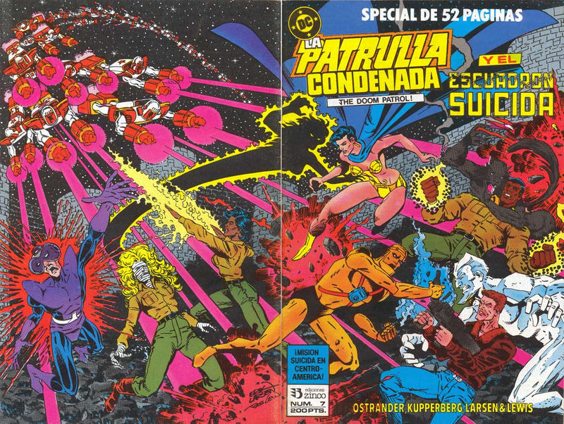 Cover for Patrulla Condenada (Zinco, 1988 series) #7