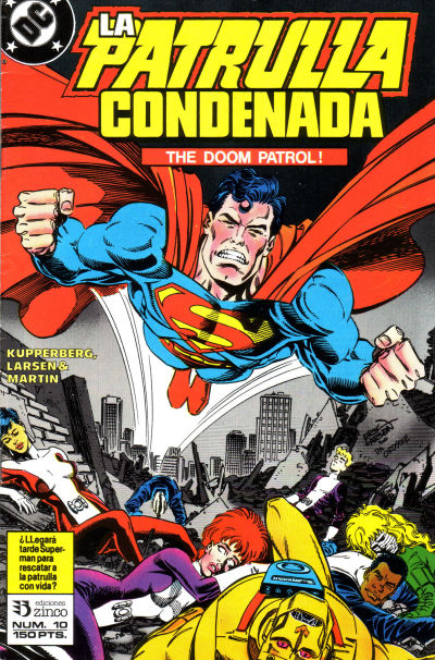 Cover for Patrulla Condenada (Zinco, 1988 series) #10