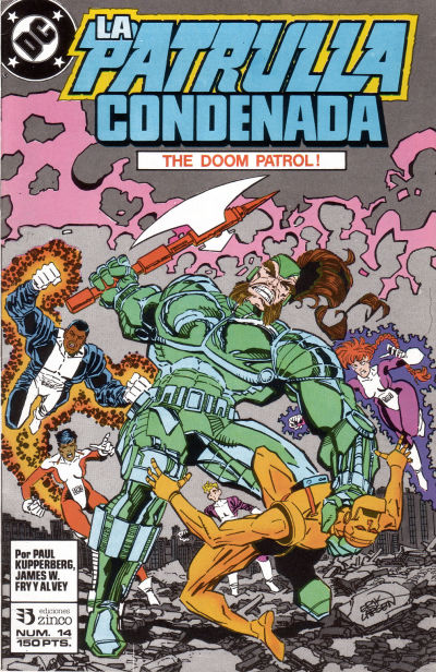 Cover for Patrulla Condenada (Zinco, 1988 series) #14