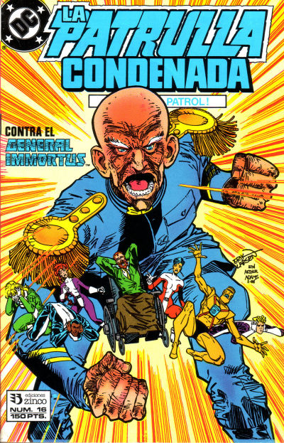 Cover for Patrulla Condenada (Zinco, 1988 series) #16