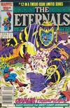 Cover for Eternals (Marvel, 1985 series) #12 [Newsstand]