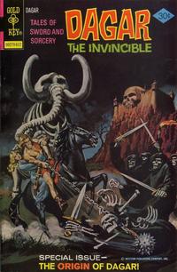 Cover for Tales of Sword and Sorcery Dagar the Invincible (Western, 1972 series) #18 [Gold Key]
