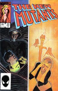 Cover for The New Mutants (Marvel, 1983 series) #23 [Direct]
