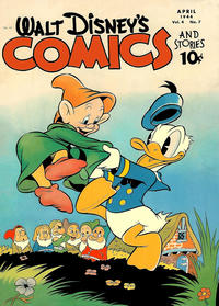 Cover Thumbnail for Walt Disney's Comics and Stories (Dell, 1940 series) #v4#7 (43)
