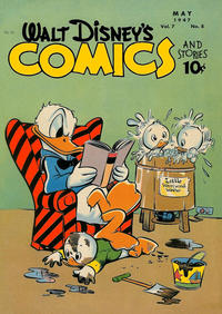 Cover for Walt Disney's Comics and Stories (Dell, 1940 series) #v7#8 (80)