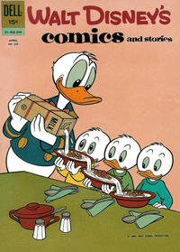 Cover Thumbnail for Walt Disney's Comics and Stories (Dell, 1940 series) #v22#7 (259)