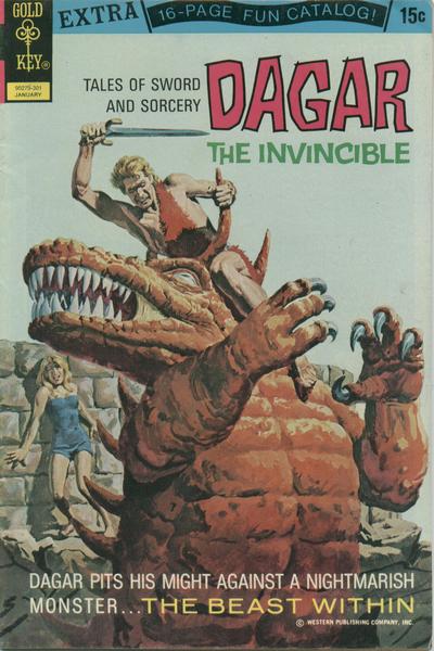 Cover for Tales of Sword and Sorcery Dagar the Invincible (Western, 1972 series) #2