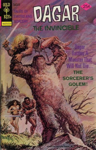 Cover for Tales of Sword and Sorcery Dagar the Invincible (Western, 1972 series) #13 [Gold Key Version]