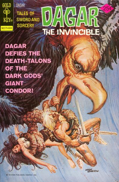 Cover for Tales of Sword and Sorcery Dagar the Invincible (Western, 1972 series) #15 [Gold Key]