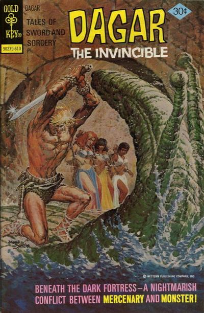 Cover for Tales of Sword and Sorcery Dagar the Invincible (Western, 1972 series) #17 [Gold Key]