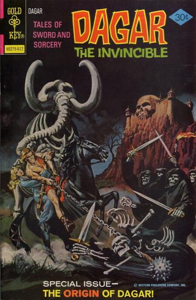 Cover for Tales of Sword and Sorcery Dagar the Invincible (Western, 1972 series) #18 [Gold Key]
