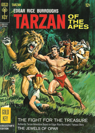 Cover for Edgar Rice Burroughs' Tarzan of the Apes (Western, 1962 series) #161