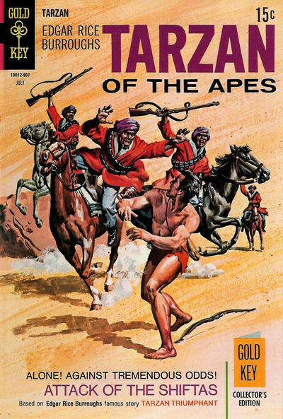 Cover for Edgar Rice Burroughs' Tarzan of the Apes (Western, 1962 series) #185