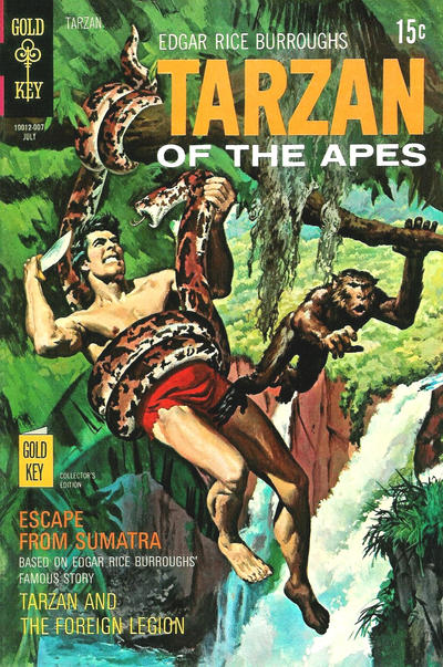 Cover for Edgar Rice Burroughs' Tarzan of the Apes (Western, 1962 series) #193