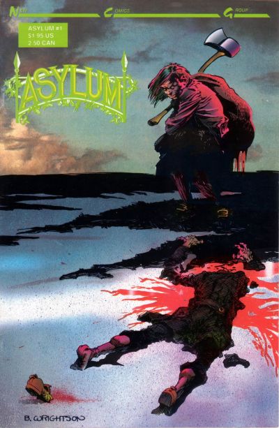 Cover for Asylum (New Comics Group, 1989 series) #1