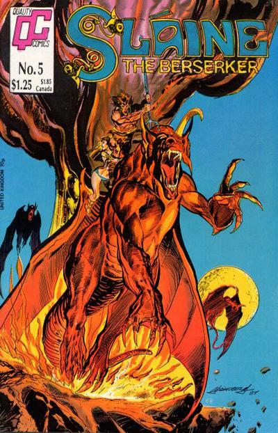 Cover for Sláine the Berserker (Fleetway/Quality, 1987 series) #5