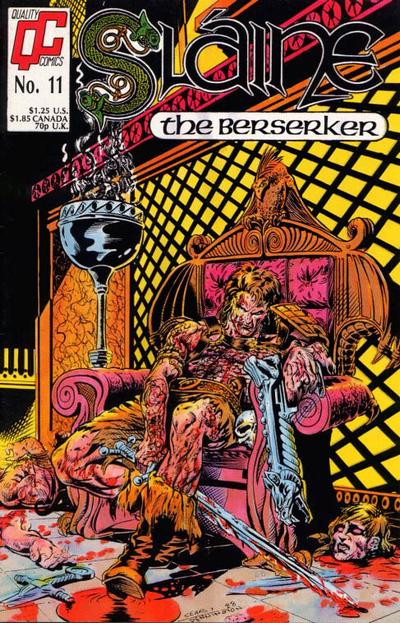 Cover for Sláine the Berserker (Fleetway/Quality, 1987 series) #11 [US]