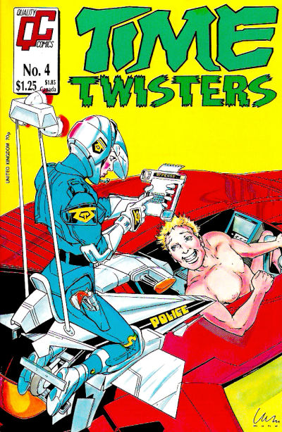 Cover for Time Twisters (Fleetway/Quality, 1987 series) #4