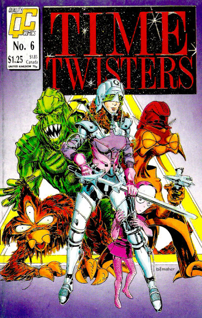 Cover for Time Twisters (Fleetway/Quality, 1987 series) #6