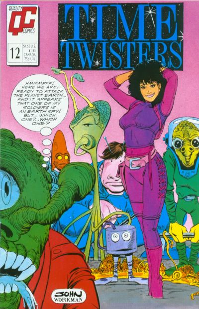 Cover for Time Twisters (Fleetway/Quality, 1987 series) #12