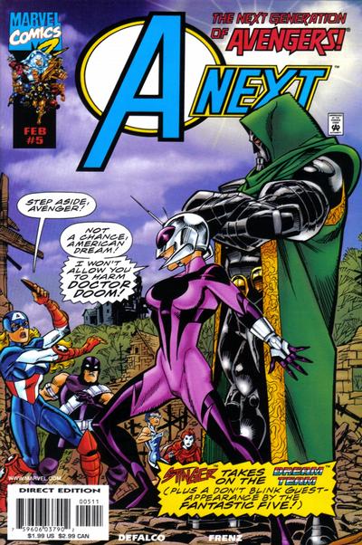 Cover for A-Next (Marvel, 1998 series) #5