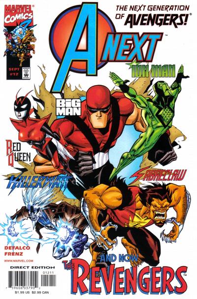 Cover for A-Next (Marvel, 1998 series) #12