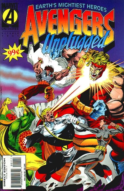 Cover for Avengers Unplugged (Marvel, 1995 series) #1 [Direct Edition]