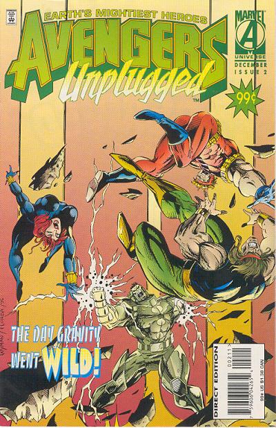 Cover for Avengers Unplugged (Marvel, 1995 series) #2 [Direct Edition]