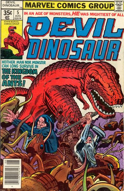 Cover for Devil Dinosaur (Marvel, 1978 series) #5