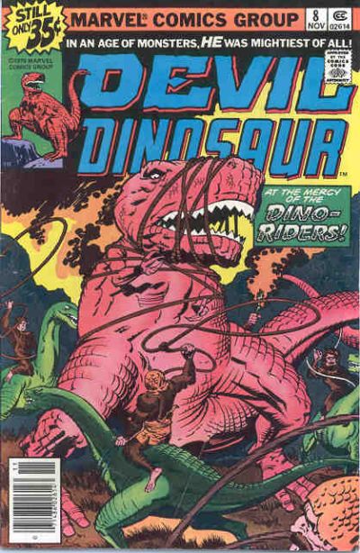 Cover for Devil Dinosaur (Marvel, 1978 series) #8