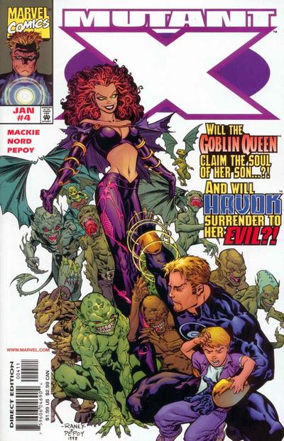 Cover for Mutant X (Marvel, 1998 series) #4