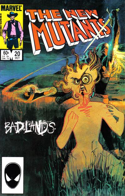 Cover for The New Mutants (Marvel, 1983 series) #20 [Direct]