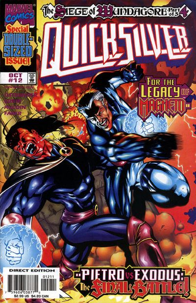 Cover for Quicksilver (Marvel, 1997 series) #12