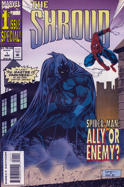 Cover for The Shroud (Marvel, 1994 series) #1 [Direct Edition]