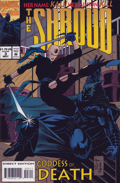 Cover for The Shroud (Marvel, 1994 series) #3 [Direct Edition]