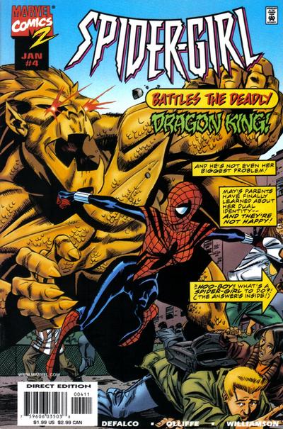 Cover for Spider-Girl (Marvel, 1998 series) #4 [Direct]