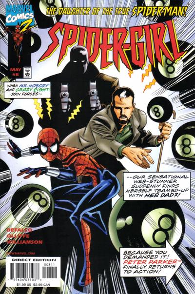 Cover for Spider-Girl (Marvel, 1998 series) #8 [Direct]
