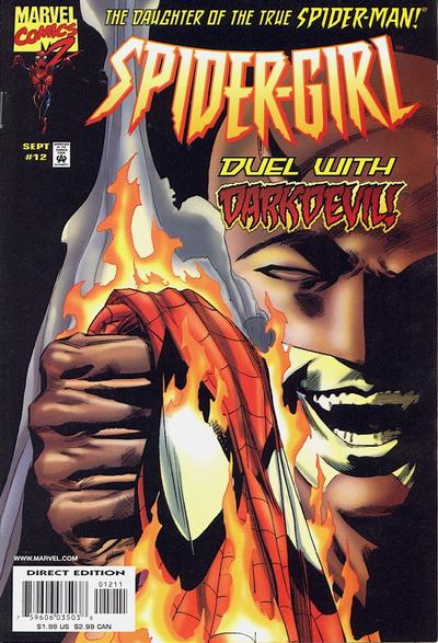 Cover for Spider-Girl (Marvel, 1998 series) #12 [Direct]