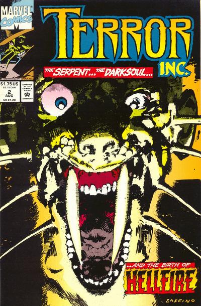 Cover for Terror Inc. (Marvel, 1992 series) #2