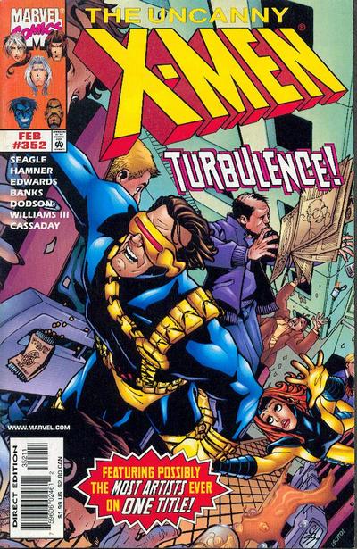 Cover for The Uncanny X-Men (Marvel, 1981 series) #352 [Direct Edition]