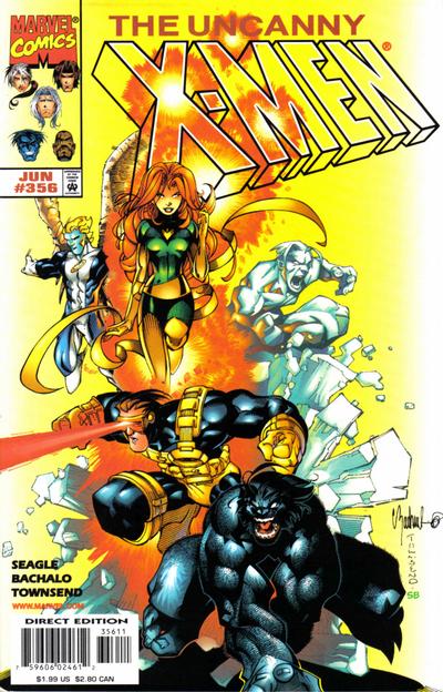 Cover for The Uncanny X-Men (Marvel, 1981 series) #356 [Direct Edition]