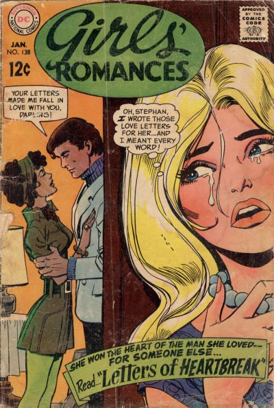 Cover for Girls' Romances (DC, 1950 series) #138