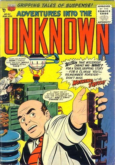 Cover for Adventures into the Unknown (American Comics Group, 1948 series) #62