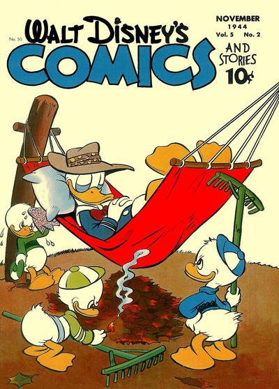 Cover for Walt Disney's Comics and Stories (Dell, 1940 series) #v5#2 (50)