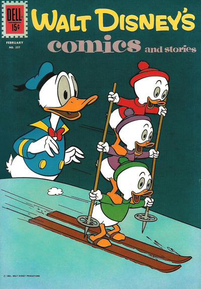 Cover for Walt Disney's Comics and Stories (Dell, 1940 series) #v22#5 (257)